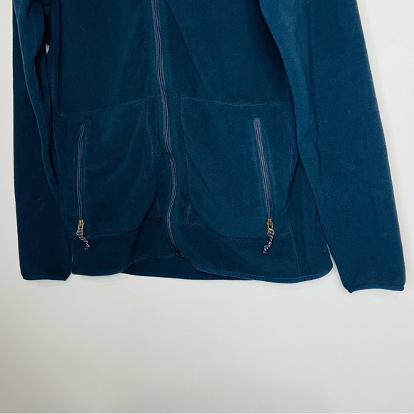 Burton Navy Ember Fleece Full Zip DriRide Jacket Large - Picture 4 of 6